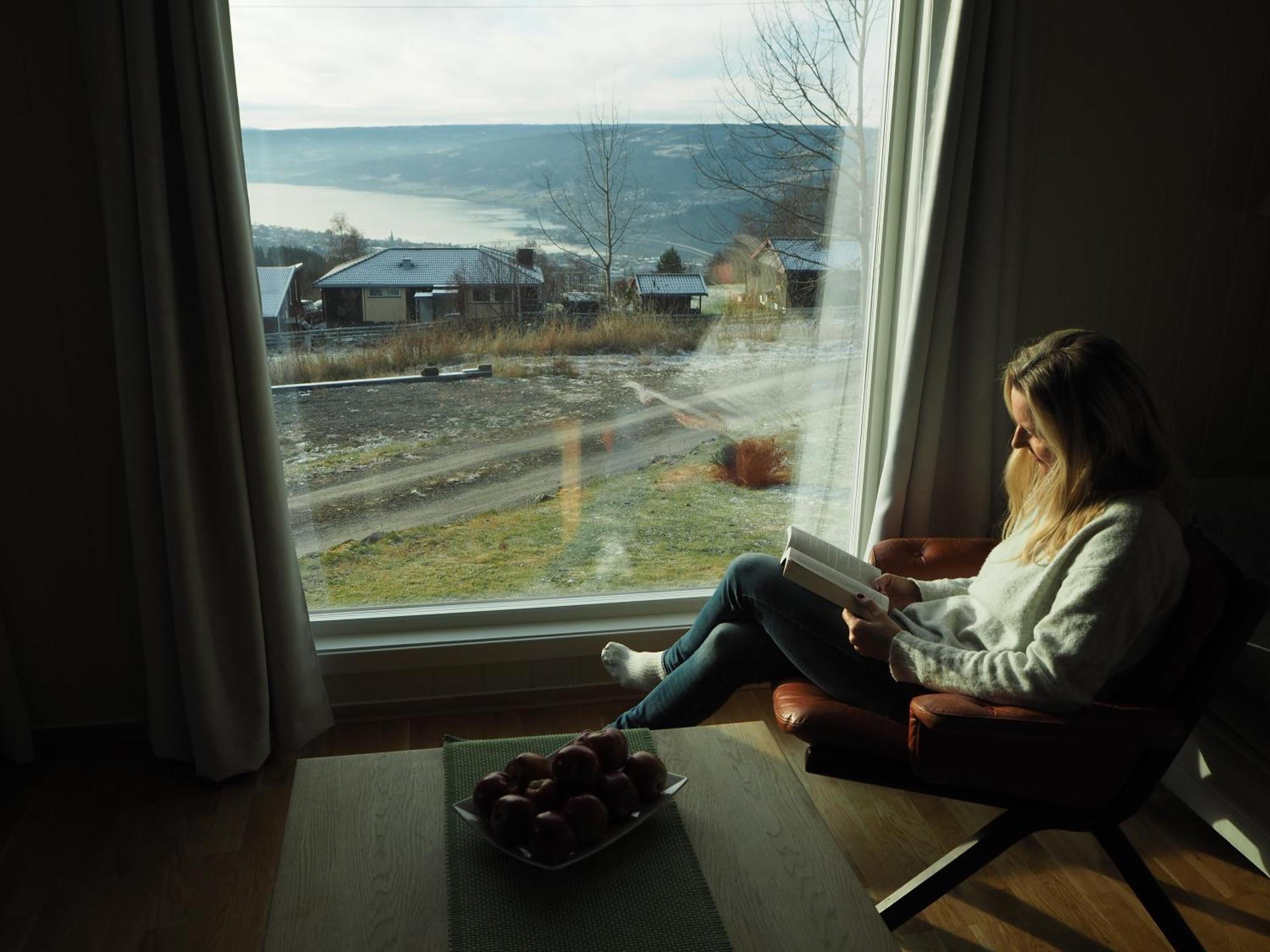 Cabin With Great View Close To Town And Ski Area Lillehammer Ngoại thất bức ảnh